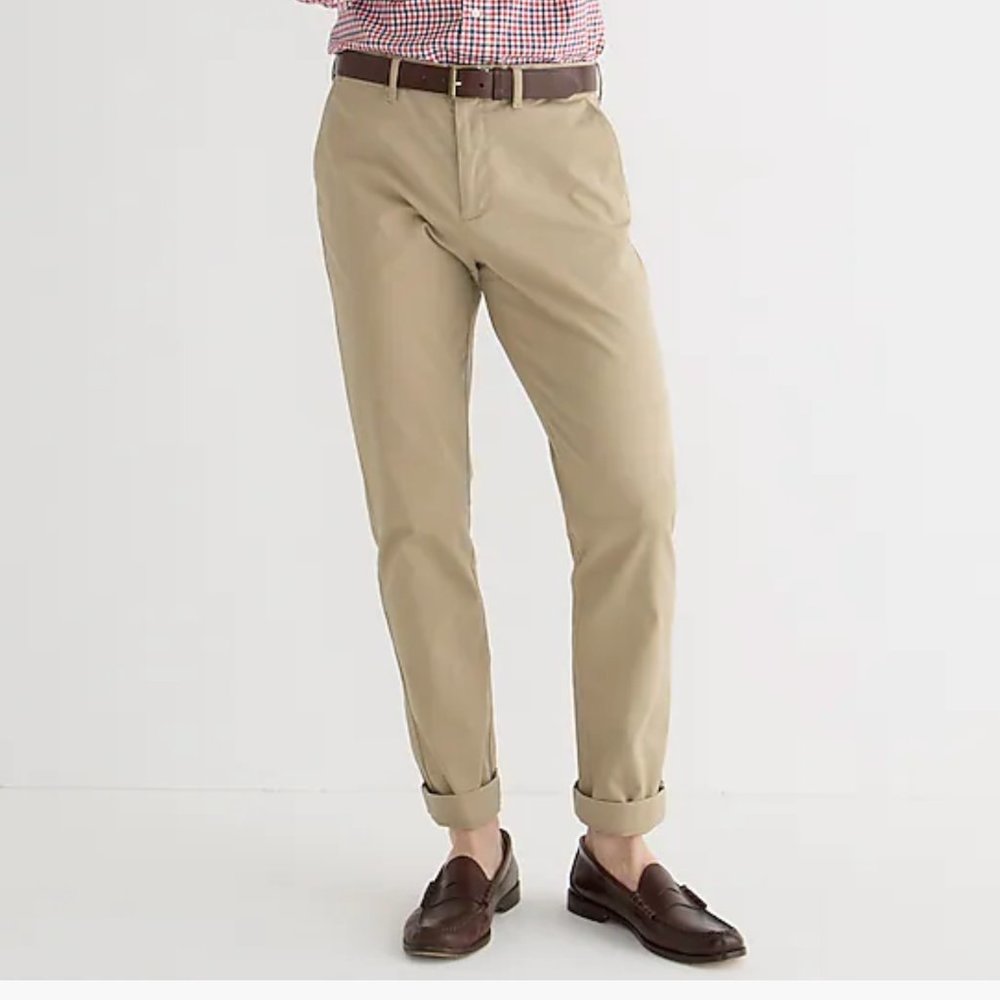 J. Crew 484 Slim Fit Stretch Khaki Chino Pants